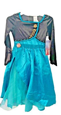 Disney Frozen 2 Queen Anna Deluxe Child Costume Size S/P 4-6x