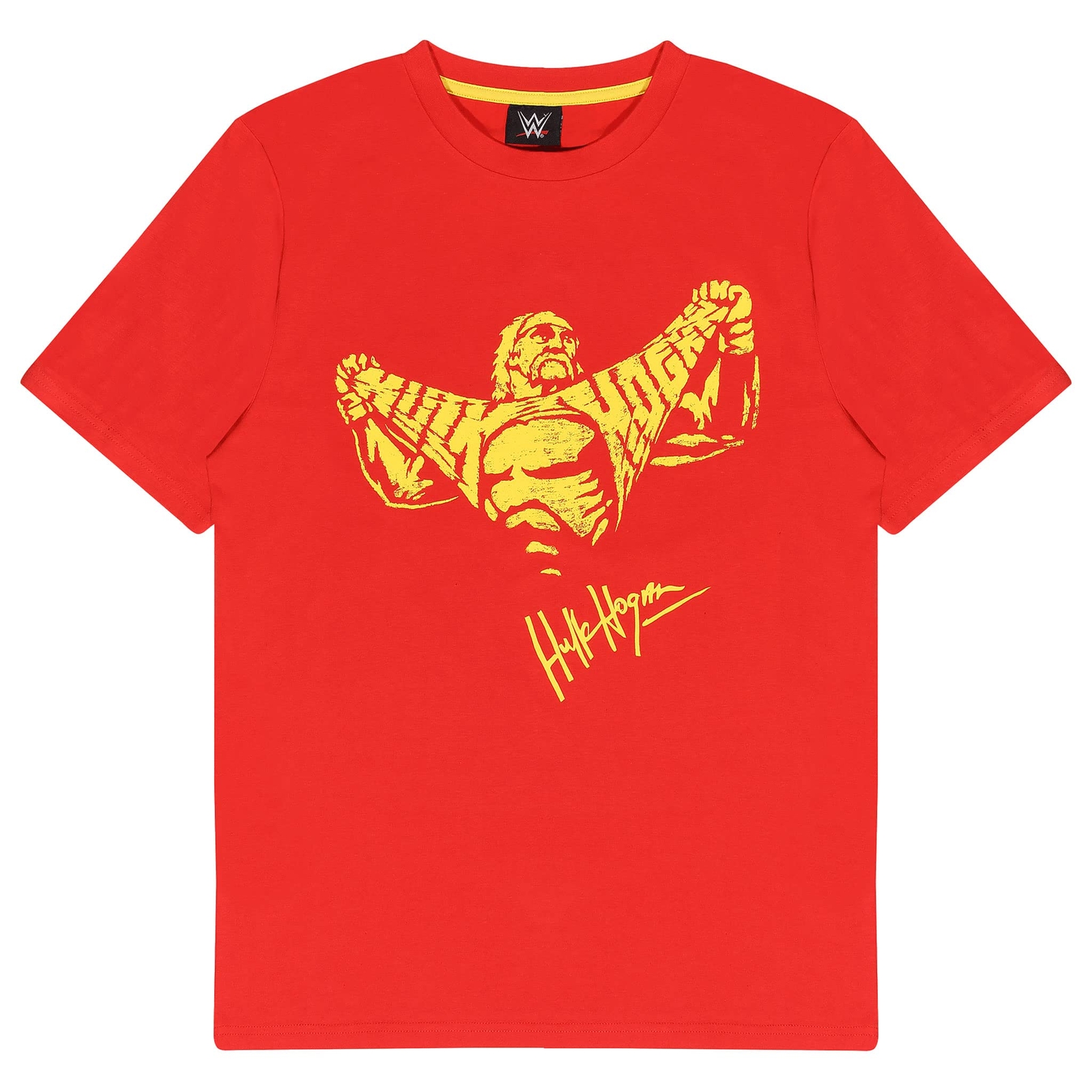 WWE Hulk Hogan Shirt Rip Maglietta Uomo S-XXL Red Offizielle Ware