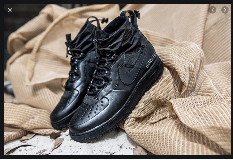 nike air force 1 gore tex high black