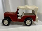 Vintage Tonka Toy, Willy's Jeep, 1970s, Die-Cast Metal, Removable Top