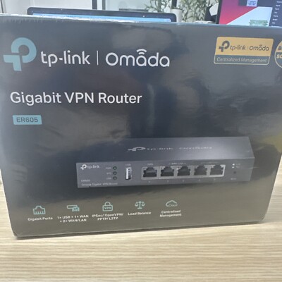 NEW TP-Link ER605 Omada Gigabit Multi-WAN VPN Router