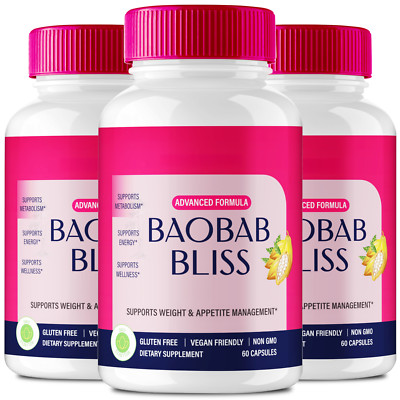(3 Pack) Baobab Bliss Keto Capsules-BaobabBliss Keto Pills Advanced Formula