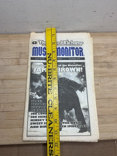 November 1993 - The Record Exchange MUSIC MONITOR Newspaper Rare Charlotte Nc B1 - Picture 3 of 12