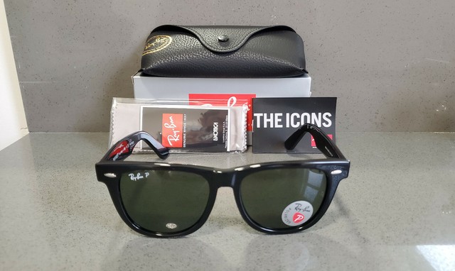 black wayfarer sunglasses ebay
