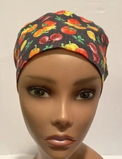 Colorful Bell Peppers Scrub Hat, OR Hat, Chef, Grill Master, OR Tech, Nurse