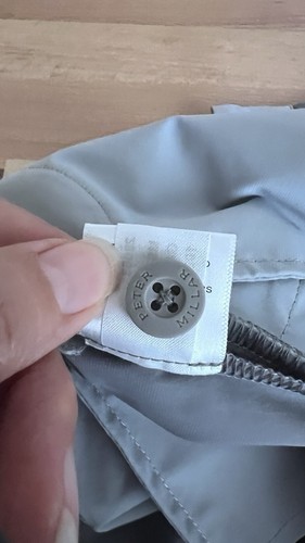 Pantaloni alla caviglia Peter Millar Crown artigianali Blade Performance grigio gale taglia 38x32 nuovi senza etichette - Foto 16 di 19