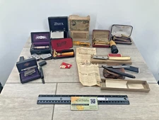 Vintage Shaving Razor Collectible Estate Lot Schick Injector Gillette Gem Durham