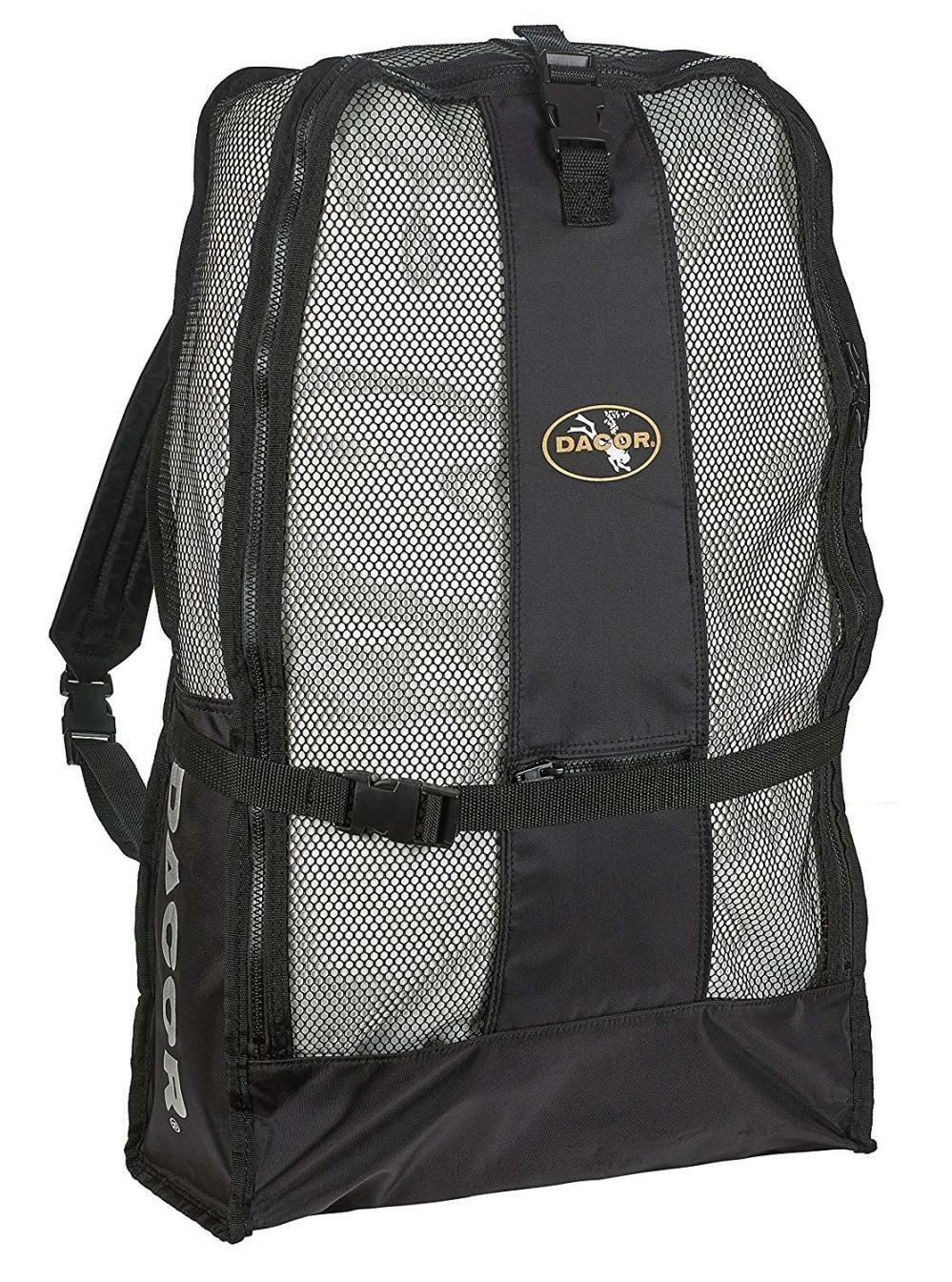 Dacor Scuba Snorkeling Gear Mesh Bag Padded Backpack eBay