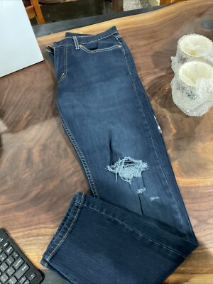 Levi's 502 Taper Jeans 31x30 Blue Stretch Denim Regular Fit Levis