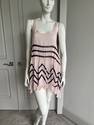 Free People Intimately Womens Pink Polka Dot Lace Mini Tank Dress NWOT | eBay Free People Intimately Womens Pink Polka Dot Lace Mini Tank Dress NWOT | eBay