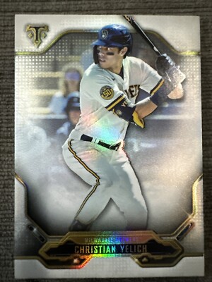 1/1 クリスチャン・イエリッチ Topps Triple Threads Christian Yelich 2019 Topps Triple Threads 5x7 #13 /49