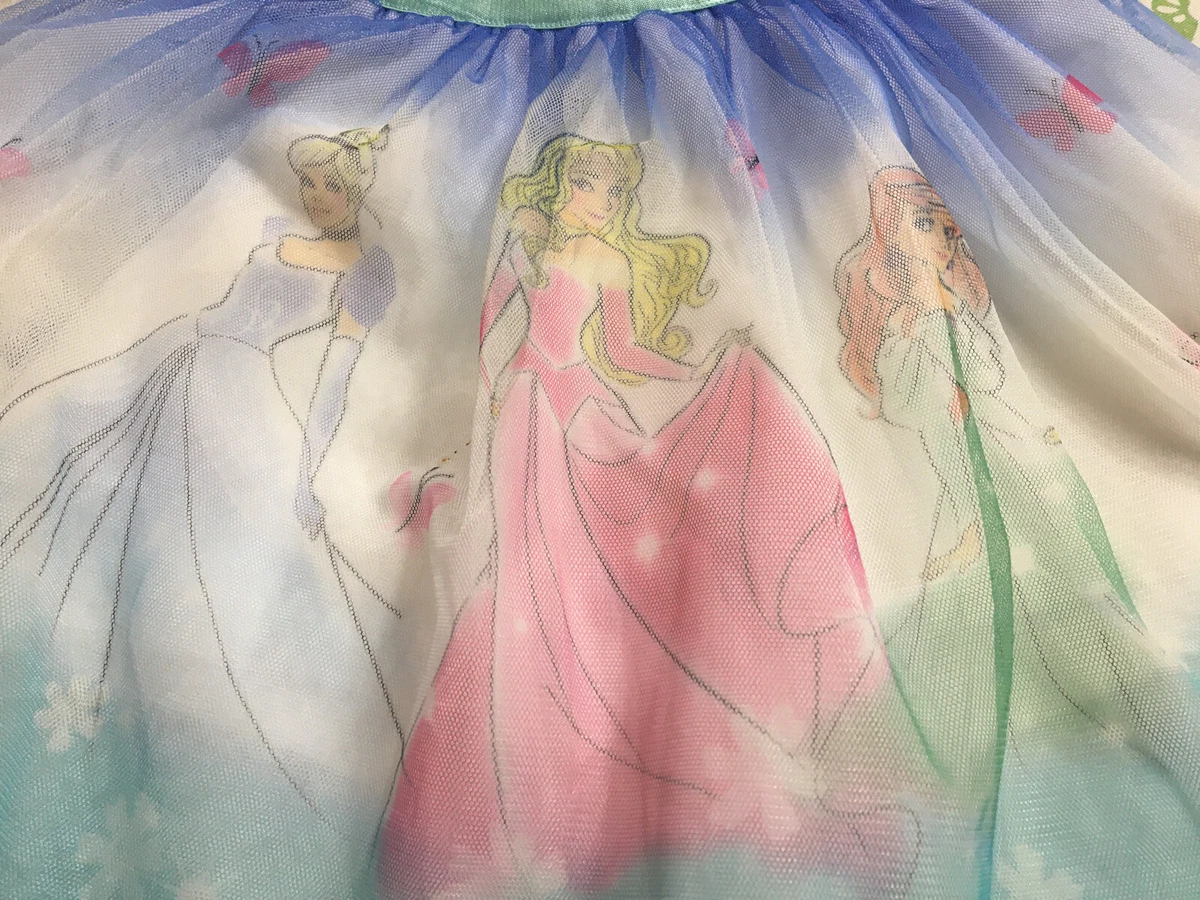 Kohl s Sz 7 Disney Princess Ariel Aurora Cinderella Skirt Short Skort Birthday 6