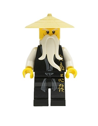 Ｚhihiao wu Lego Sensei Wu (Black Robe) 2507 2521 2255 Ninjago Minifigure | eBay