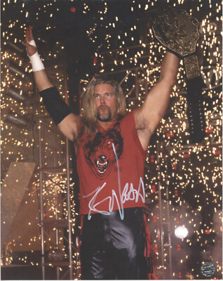 スポーツ選手 wcw wolf pack autograph WCW/WWF/WWE Wrestling KEVIN NASH Signed 8x10 Wolfpac Photo w