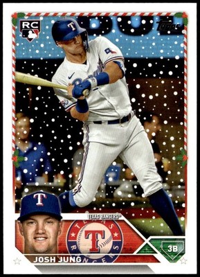 2023 Topps Holiday #H120 Josh Jung Rookie E1