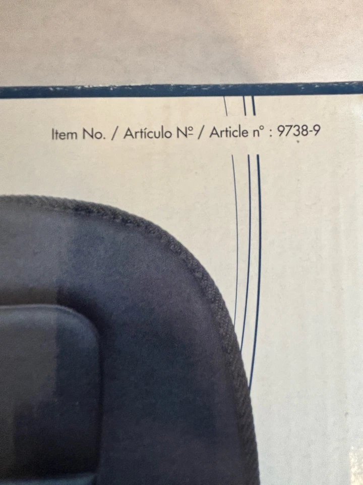 Black Heated Comfort Seat Pad Cushion Wagan 12V Item-9738-9 - Image 2 of 4