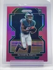 DEVONTA SMITH 2021 PANINI PRIZM ROOKIE FOOTBALL PINK EAGLES RC Q4948