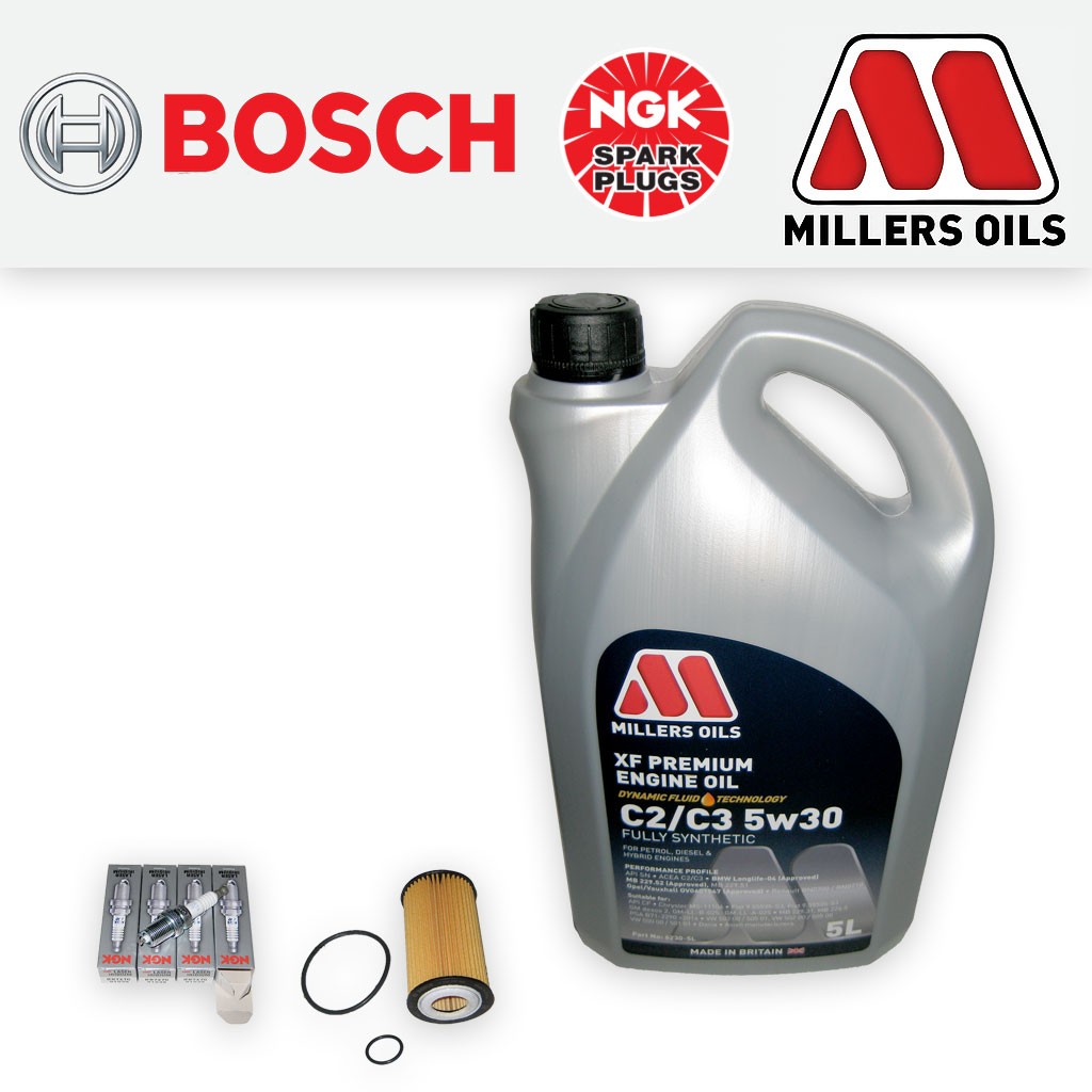 SERVICE KIT for OPEL VAUXHALL CORSA D 1.4 A14NEL OIL FILTER PLUGS +OIL 2012-2014
