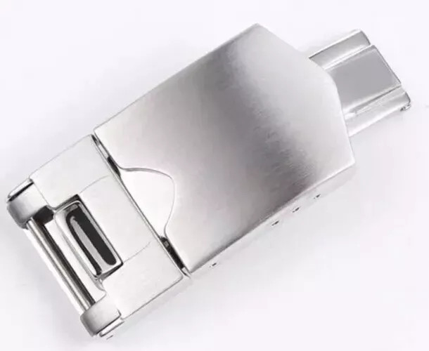 18mm Stainless Steel Clasp Folding Buckle For Tudor Black Bay Series Watchbands