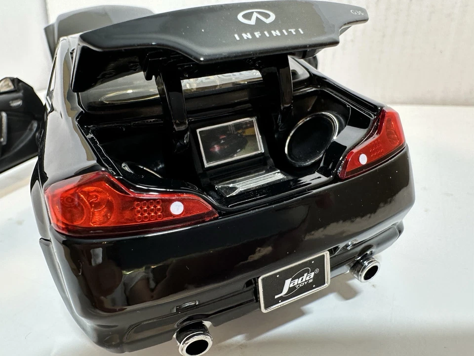COCHE MODELO DIECAST JADA DUB CITY INFINITI G35 NEGRO 1:24 NUEVO SIN CAJA Foto 4 de 4