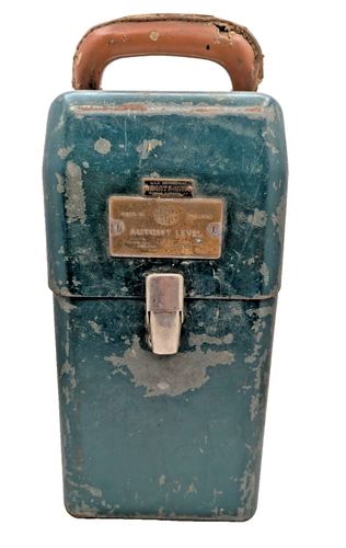 Vintage Survey Transit Hilger & Watts SL62-2 autoset livello + custodia - RARO INGHILTERRA - Foto 2 di 9