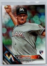 Brian Ellington 226 2016 Topps RC Rainbow Foil Rookie Miami Marlins Card