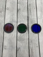 Vintage RBG GLASS FILTERS- Came From Collector