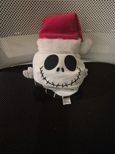 Disney Parks Santa Jack Skellington Bean Bag Plush Nightmare Before Christmas 7"