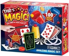 Amazing Magic Set With 100 Tricks, Props, Instructions 100 Easy Tricks for Kids