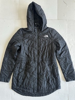 The North Face Tamburello Parka Jacket Black Dual Zip Hooded Women s Size Small