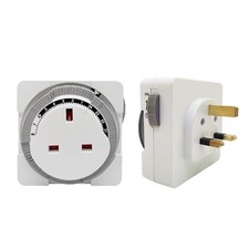 Timing Socket Large Dial British Standard Smart Time And Space Switch Timer UK