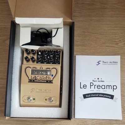 Two notes Audio Engineering Le Crunch Vorverstärker 2-Kanal MIDI Gold