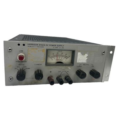 Hewlett Packard HP Harrison 6102A DC Power Supply 0-40V 0-0.5A Lab Grade