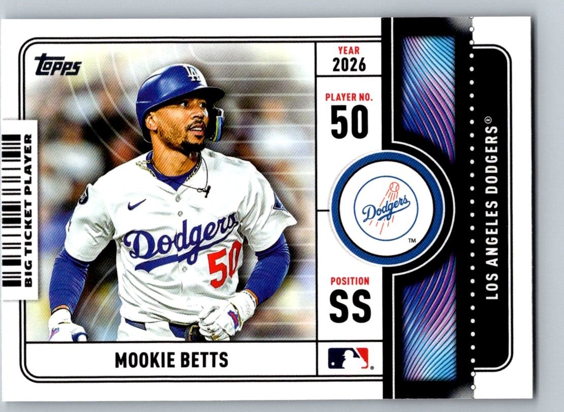 2026 Topps Series 1 Big Ticket- Mookie Betts | eBay