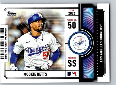 2026 Topps Series 1 Big Ticket- Mookie Betts | eBay
