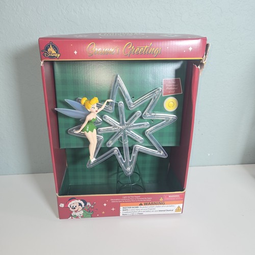 NIB Disney Parks 2025 Tinker Bell Light Up Tree Topper Read - Bild 1 von 11