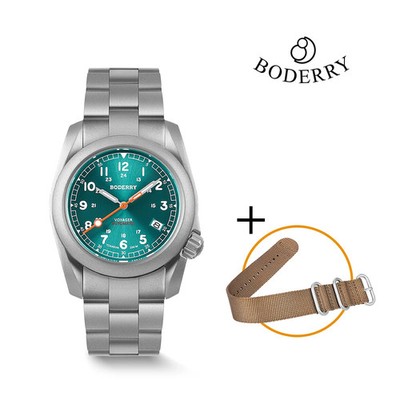 Boderry VOYAGER Automatic Mechanical Watch Bronze Case 100M Waterproof NH35