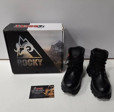 Rocky Boots Alpha Force Composite Toe Waterproof Work Boots Men's Size 5.5