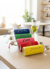 Glasflasche 500ml Trinkflasche Glas 0,5l Borosilikatglas BPA frei Softshellhülle