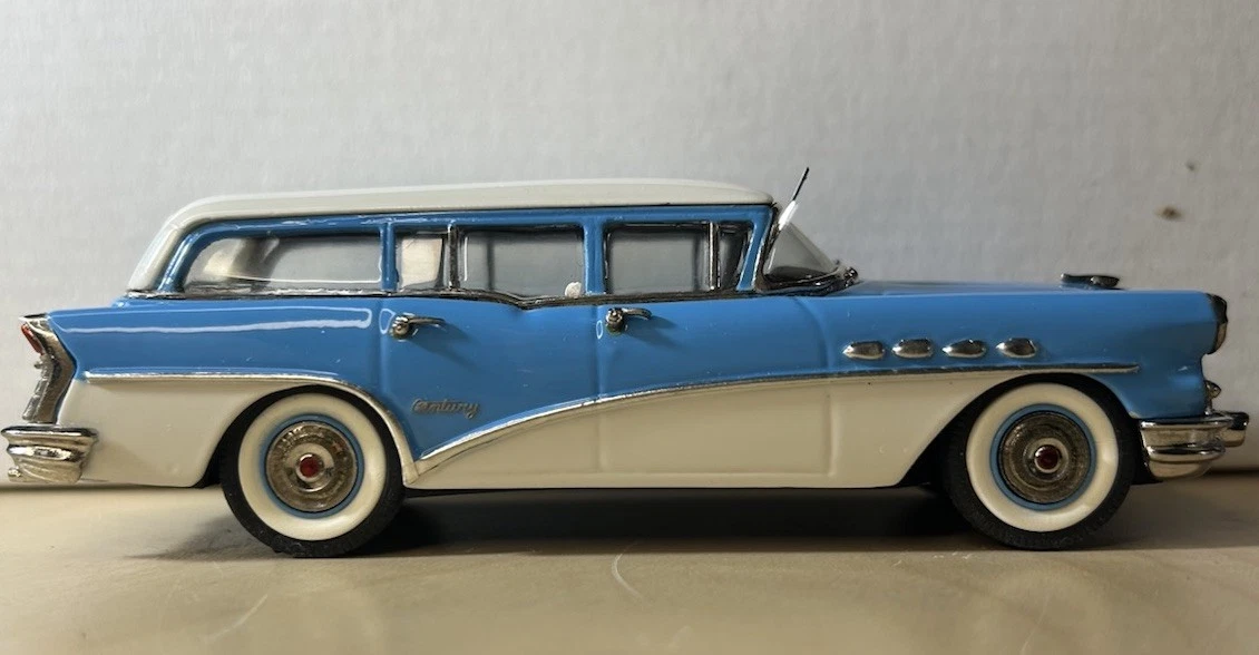 Miniature Buick Electra 1959 – Western Models – 1/43 – Bleu – Métal – Occasion