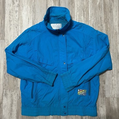 Maier Sports winter Ski snowboard Jacket  Size M/L Blue Measurements Shown