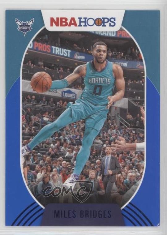 2020-21 Panini NBA Hoops Blue Miles Bridges #1 0co1