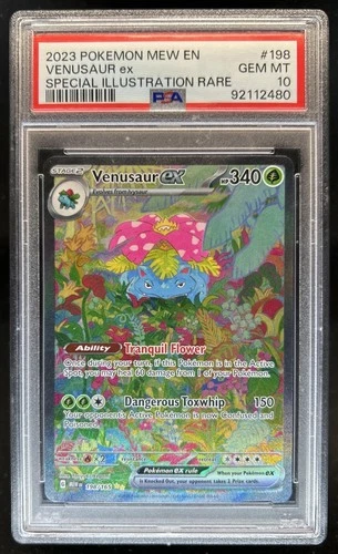 2023 Pokemon SV 151 Venusaur ex #198/165 PSA 10 GEM MINT