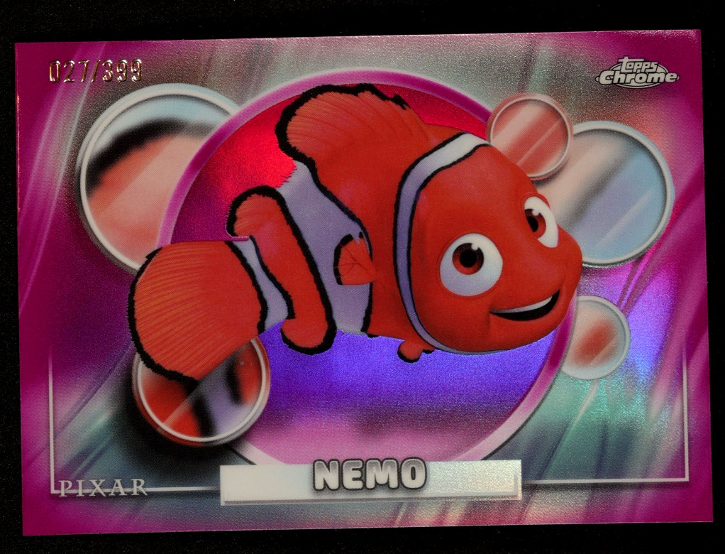 2026 Topps Chrome Disney /399 NEMO Pink Refractor #88 Finding Nemo Pixar