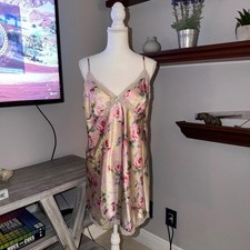 vintage lace slip dress. Secret treasures. secret treasures brand. y2k floral XL