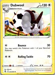 Dubwool 223/264 Fusion Strike Uncommon Pokemon TCG