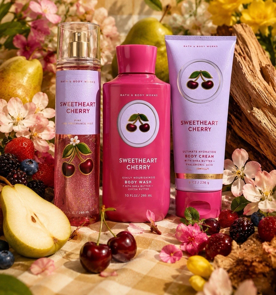 Bath & Body Works Cherry Scent Bath Sets & Kits for sale | eBay