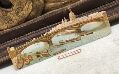 Southwark Bridge Victorian Die Cut Scrap - L6