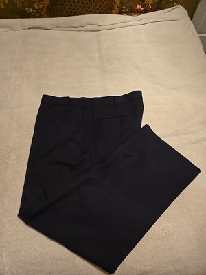 IZOD Men's Navy Blue Dress Pants.  Straight Front. 38x30 