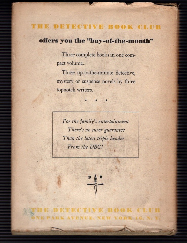 2 DETECTIVE BOOK CLUB EDITIONS Agatha Christie, etc. eBay